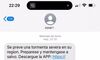 AEMET alerta de SMS falsos suplantando su identidad y pide no se abra enlaces