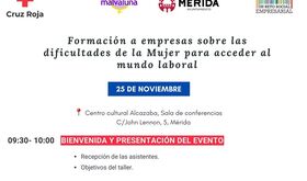 Una jornada abordar en Mrida las dificultades de la mujer para acceder al mundo laboral