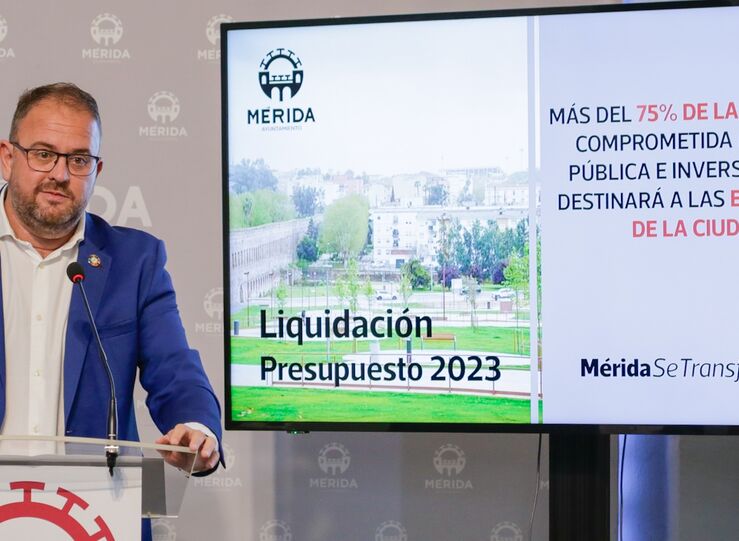 Ayuntamiento Mrida liquida el presupuesto de 2023 con un supervit de unos 29 millones