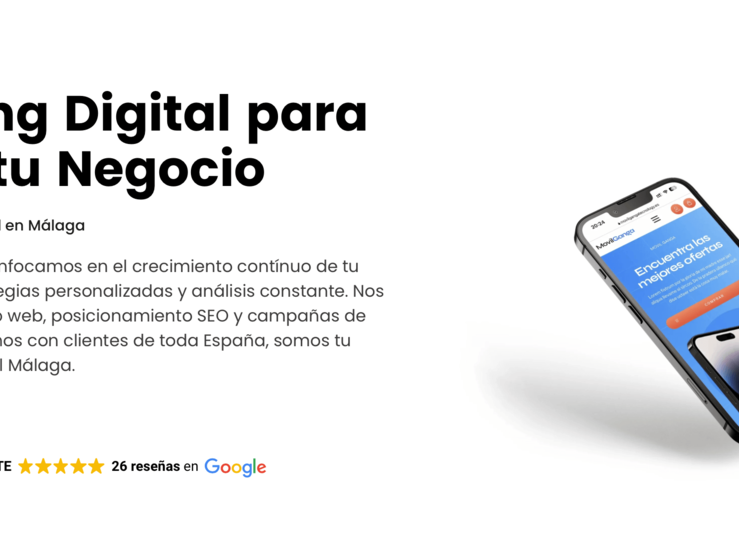 Transforma tu negocio digital con la lder en marketing en Mlaga