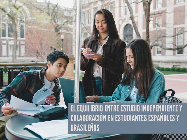 Equilibrio entre estudio independiente y colaboracin estudiantes espaoles y brasileos